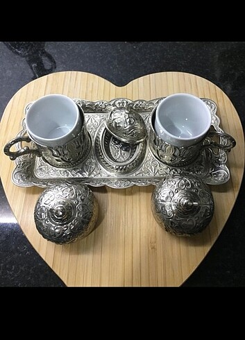 Markasız Ürün Gümüş kahve takımı 