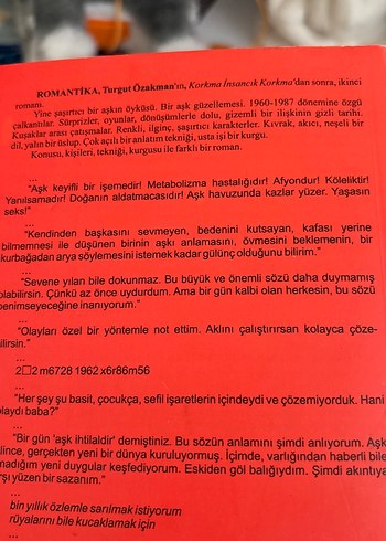 Diğer Turgut Özakman Romantika Kitap