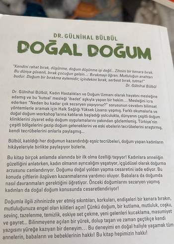  Doğal Doğum - Dr. Gülnihal Bülbül