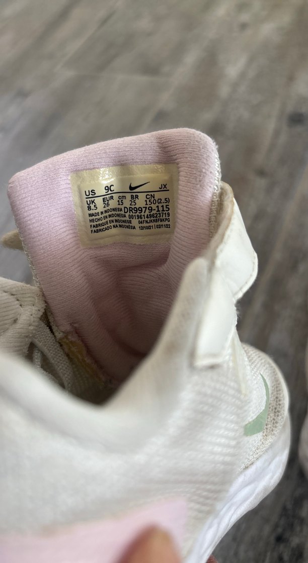 Kız Çocuk Beyaz Cırtlı Spor Ayakkabı - Görsel 3