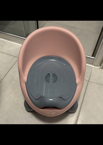 Pembe ve Gri Bebek lazımlık klozet