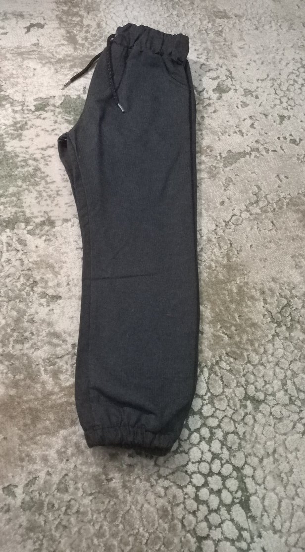 Turuncu Baskılı Kız Çocuk Uzun Kollu Tişört pantolon takım - Görsel 4