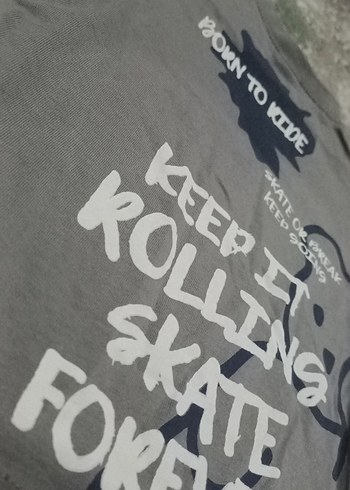 Gri Uzun Kollu Erkek Çocuk Sweatshirt - Görsel 3