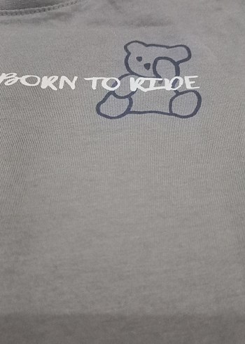 Gri Uzun Kollu Erkek Çocuk Sweatshirt - Görsel 4