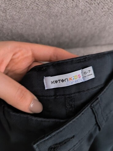 KOTON SİYAH PANTOLON 6-7 YAŞ - Görsel 5