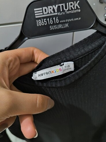 KOTON SİYAH ÇOCUK BODY 7-8 YAŞ - Görsel 3