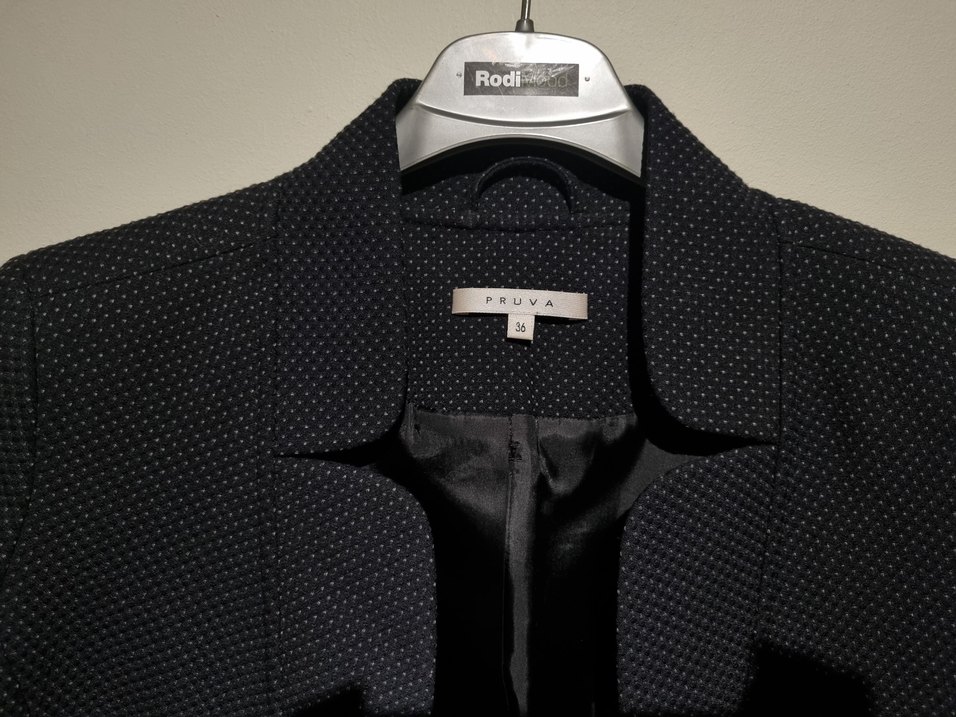 Düğmeli Siyah Kadın Blazer Ceket - Görsel 3