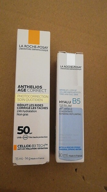 Antiage bakım serisi güneş ve hyaluronik serum