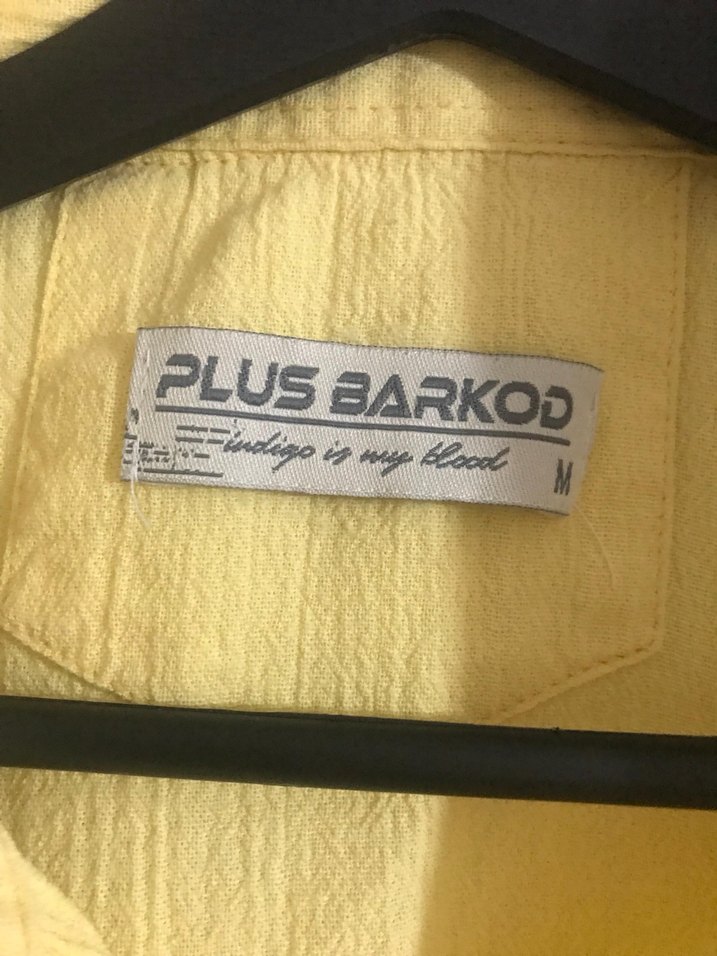 Sarı Keten Erkek Gömlek - Görsel 4