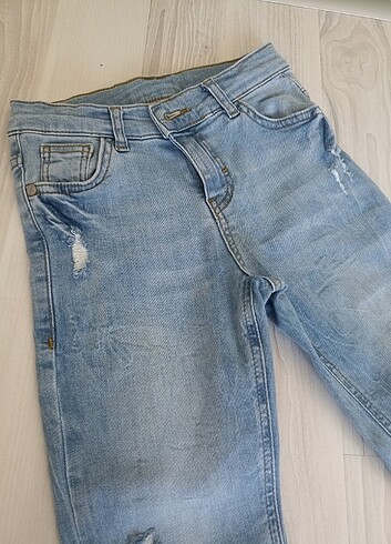 7 Yaş Beden mavi Renk 6-7 yaş LCW KOT PANTOLON