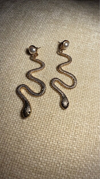 Snake Küpe& Anı Kolye