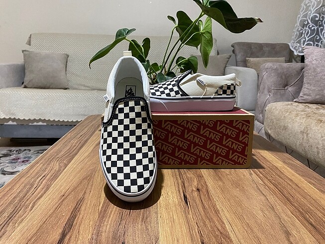 Vans Beyaz Renk Damalı