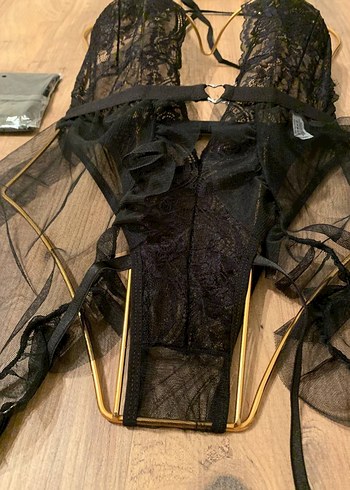 Siyah Dantel fantazi gecelik - Görsel 2