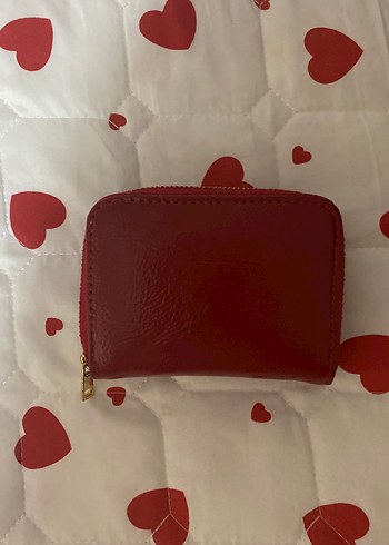Kırmızı Deri Kadın Cüzdanı Fermuarlı - Görsel 3