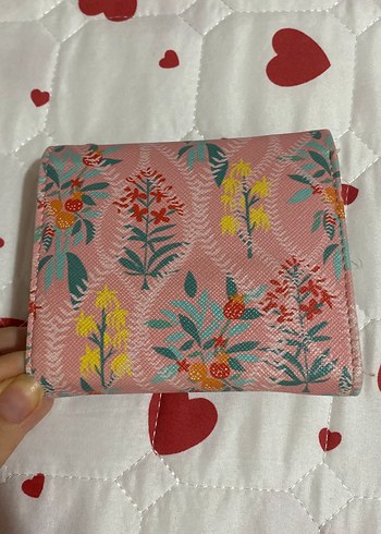 Bohem Desenli Pembe Kadın Cüzdan - Görsel 4