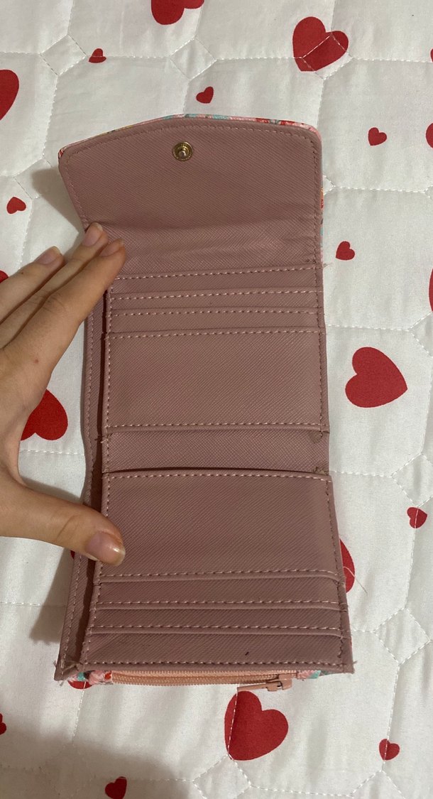 Bohem Desenli Pembe Kadın Cüzdan - Görsel 2