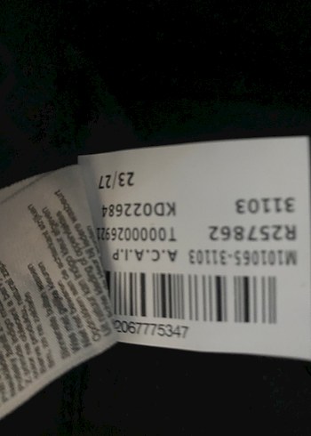 Düğmeli Siyah Dar Kesim Kadın Kot Pantolon - Görsel 5