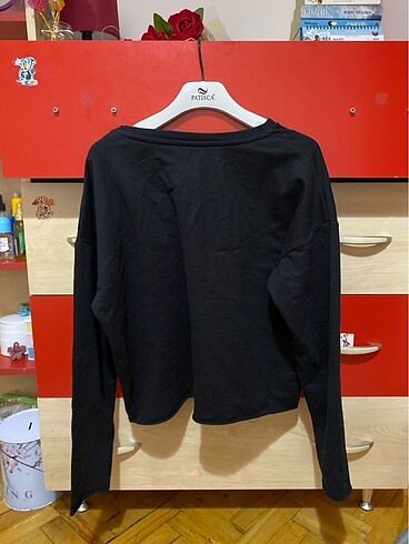 s Beden siyah Renk Koton sweatshirt