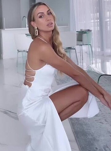 m Beden Zara saten elbise