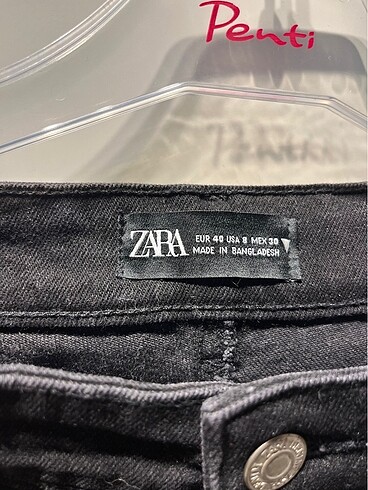 40 Beden siyah Renk Zara Siyah skinny jean