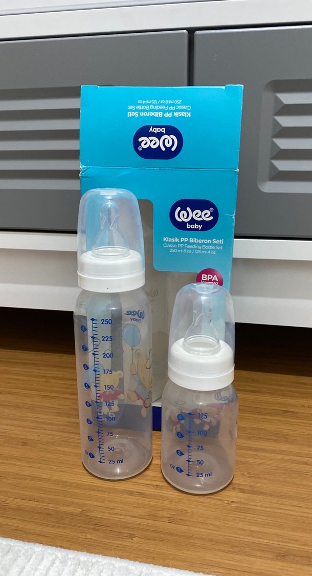 Wee Baby 0-6 Ay Mavi Biberon Seti - Görsel 3