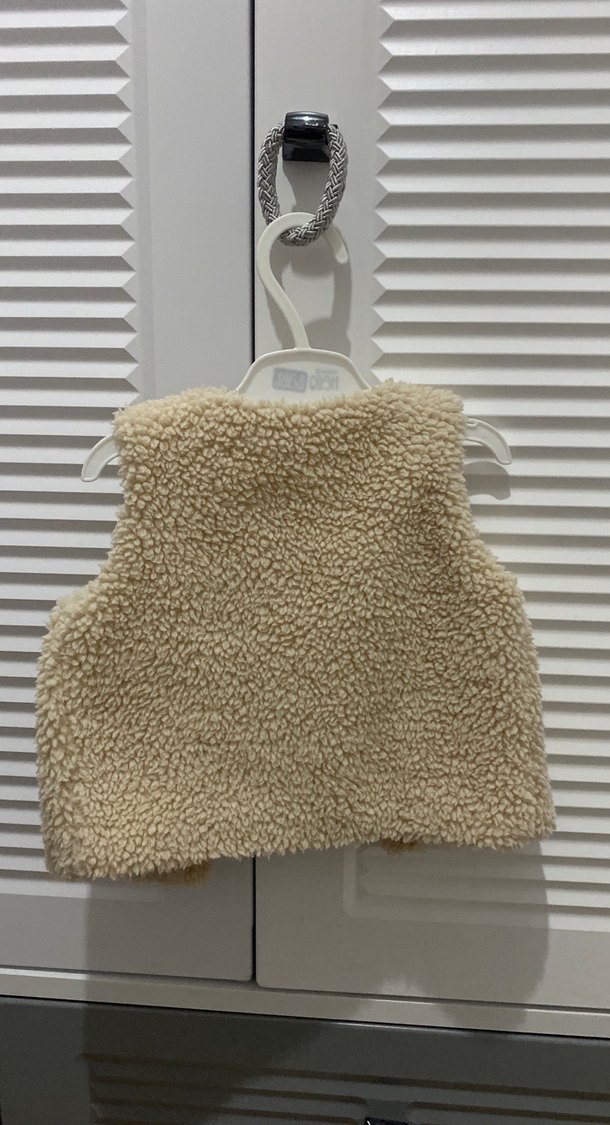 Düğmeli erkek Yeleği Bej Nakışlı - Görsel 2