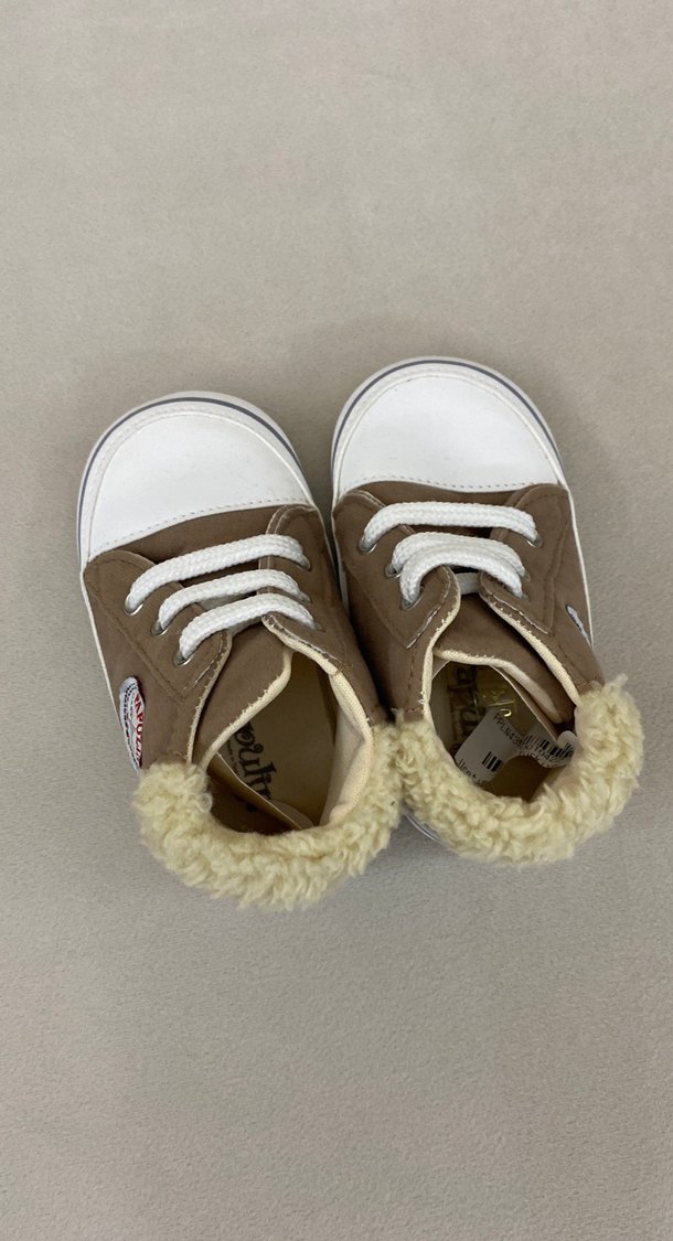 Kürklü Kahverengi Erkek Bebek İlk Adım Ayakkabısı - Görsel 4