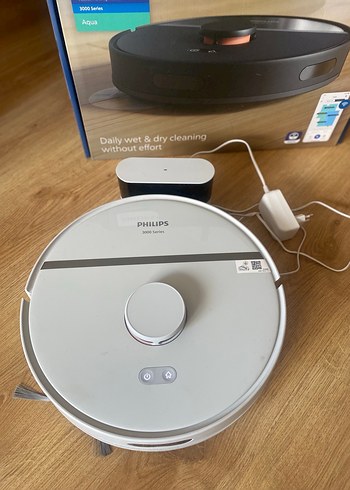 Philips HomeRun 3000 serisi Akıllı Robot Süpürge Beyaz - Görsel 2