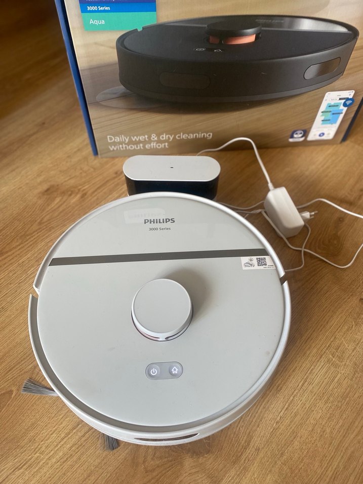 Philips HomeRun 3000 serisi Akıllı Robot Süpürge Beyaz - Görsel 2