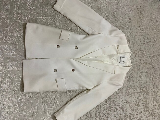 Bershka beyaz blazer ceket