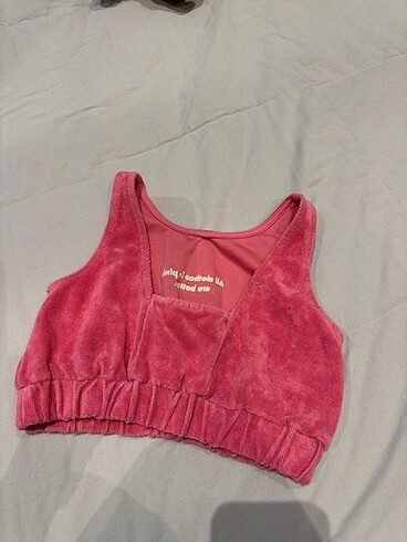 9 Yaş Beden Zara havlu crop 9 yaş