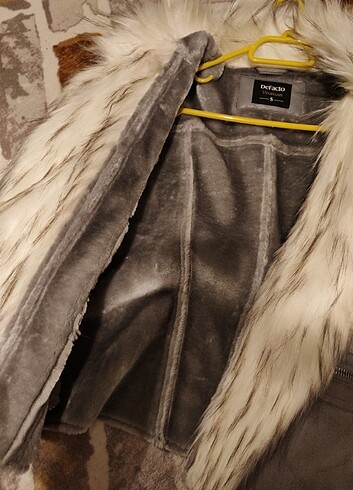 Defacto suni kürk mont - Görsel 2