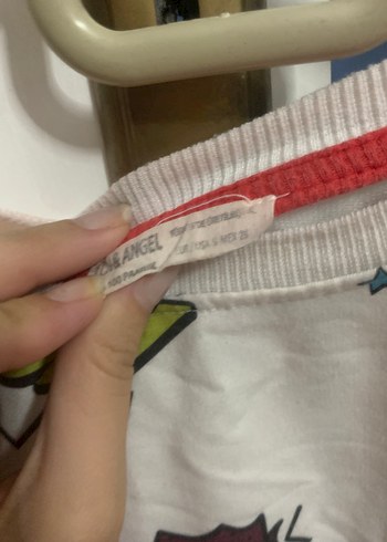 Diğer Renkli Baskılı Beyaz Kız Sweatshirt