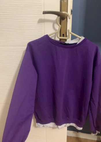 Mor Kadın Sweatshirt Uzun Kollu