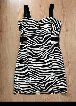 Zebra elbise