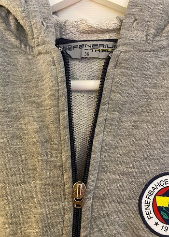 38 Beden Fenerbahçe fermuarlı sweatshirt