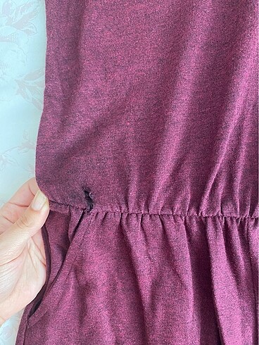 xs Beden bordo Renk H&m günlük şort tulum