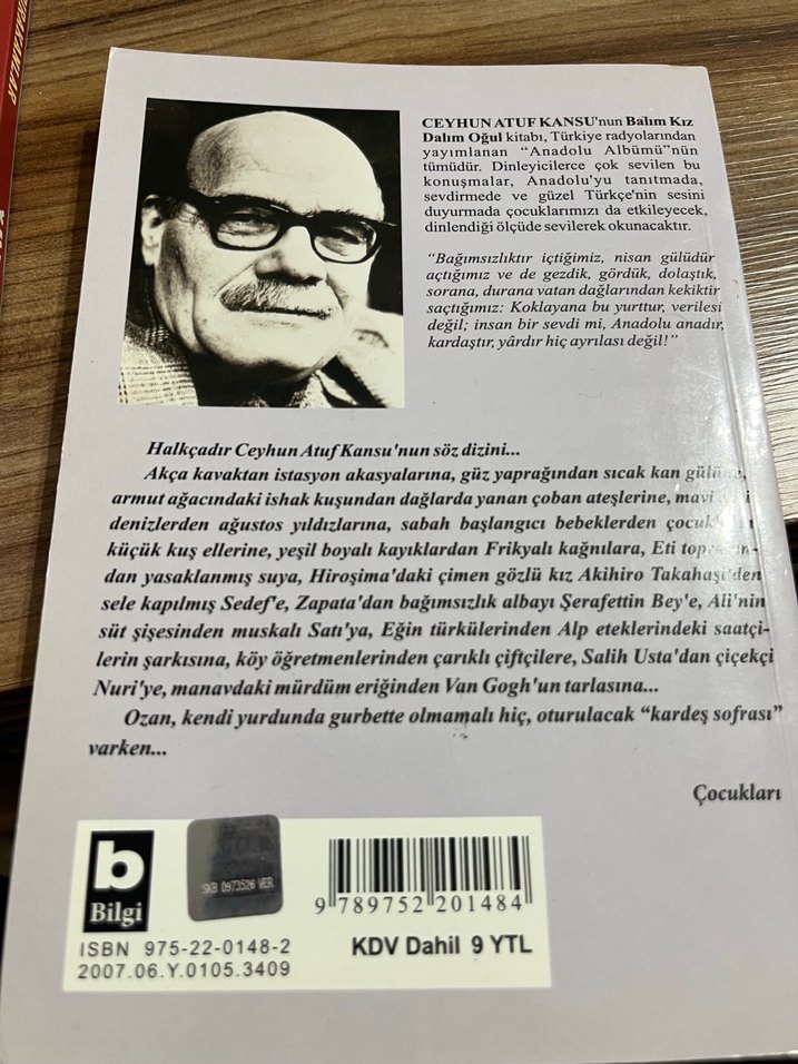 Balım Kız Dalım Oğul - Ceyhun Atuf Kansu - Görsel 3
