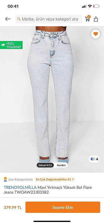 Trendyolmilla Mavi Jeans