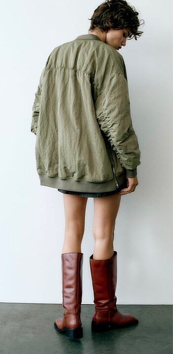 s Beden Zara Oversize Bomber Ceket