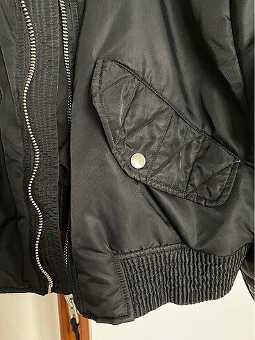 l Beden siyah Renk Zara Bomber Ceket