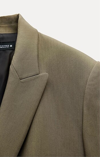 xs Beden Kruvaze Oversıze Blazer