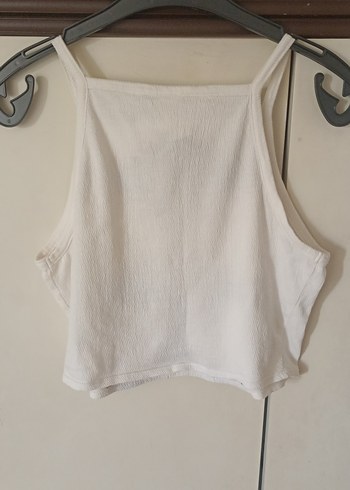H&M Nakışlı Bohem Mini Crop Top