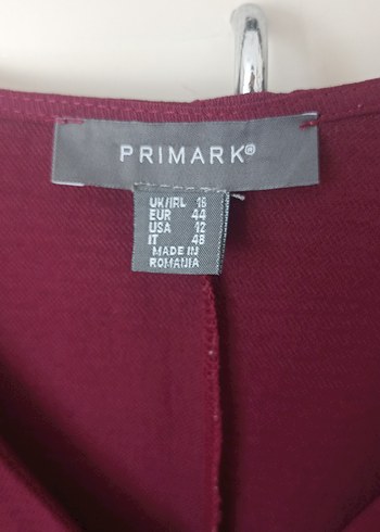 Bordo V Yaka Düğmeli Kadın Gömlek - Görsel 3