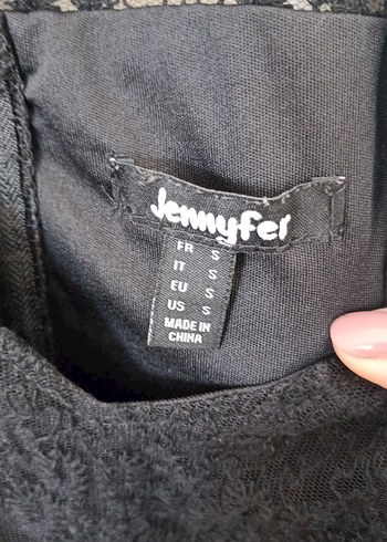 Siyah Dantel Detaylı Midi Kadın Elbise - Görsel 3