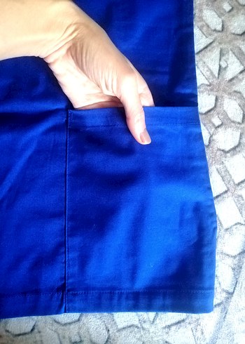 Lacivert Kısa Kollu Rahat Medikal Forma - Görsel 4