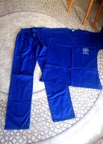 Lacivert Kısa Kollu Rahat Medikal Forma - Görsel 2