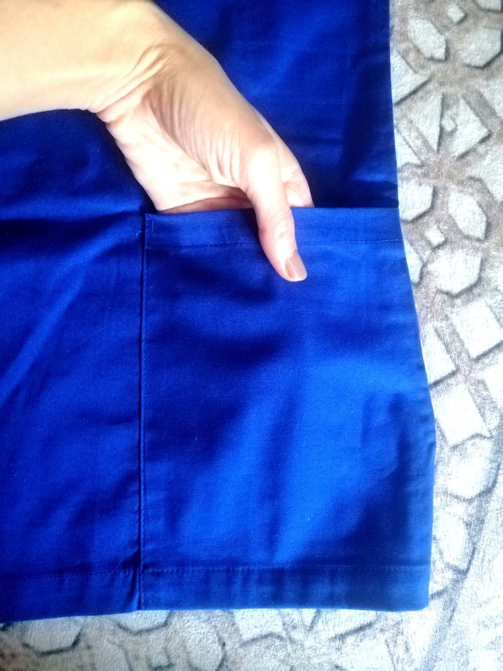 Lacivert Kısa Kollu Rahat Medikal Forma - Görsel 4