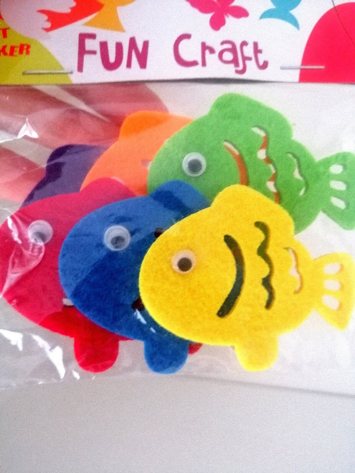 Renkli Keçe Balık Figürlü Sticker Seti - Görsel 4