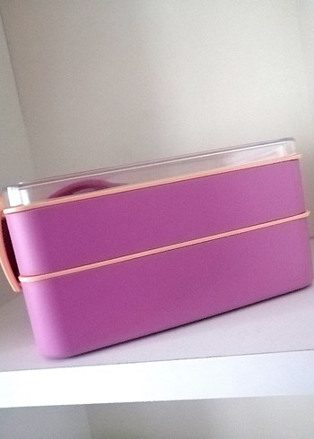 Pembe Pastel Saklama Kabı Beslenme Seti - Görsel 2